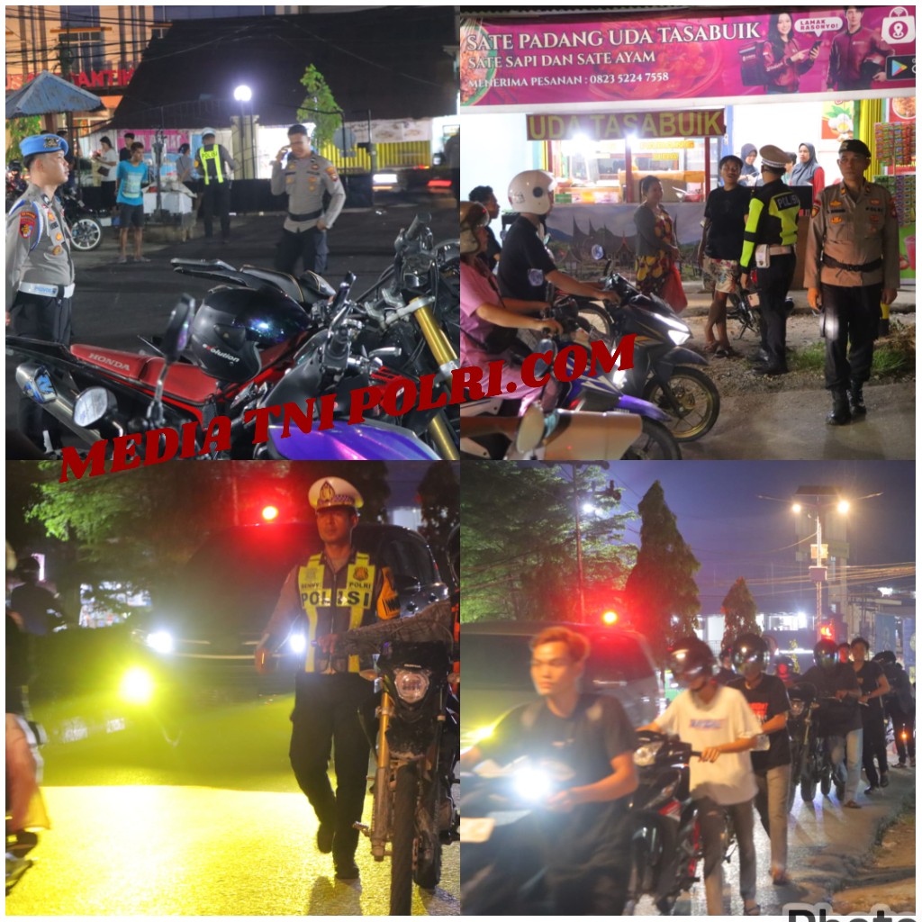 Polres Sintang Amankan 24 Sepeda Motor dalam KRYD, Sasar Knalpot Brong dan Pengendara Tanpa Helm