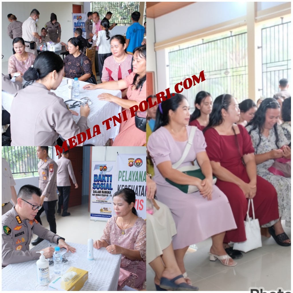 Sambut Hari Jadi ke-75 Humas Polri, Bidhumas Polda Kalbar Gandeng Biddokkes Gelar Pengobatan Gratis bagi Masyarakat
